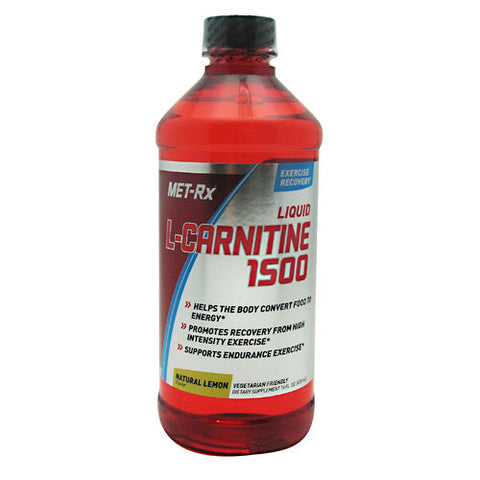 Met-Rx, Liquid L-Carnitine, Natural Lemon 16 oz Met-Rx