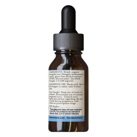 Eclectic Herb, Astragalus, 1 Oz with Alcohol Eclectic Herb