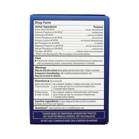 Hylands, Sleep Aid, Calms Forte, 100 Tab