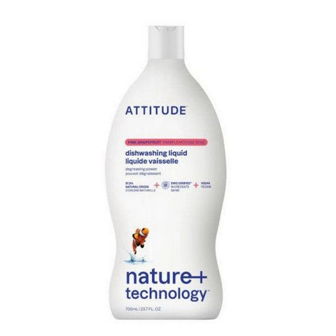 Attitude, Dishwashing Liquid, Pink Grapefruit 23.7 Oz Attitude