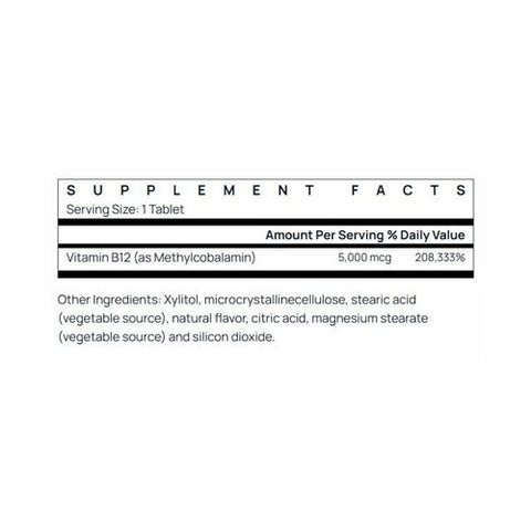 Jarrow Formulas, Methyl B-12, 5000 mcg, 60 lozenges
