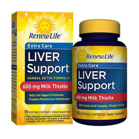 Renew Life, Liver Support Herbal Detox Formula, 90 Capsules Renew Life