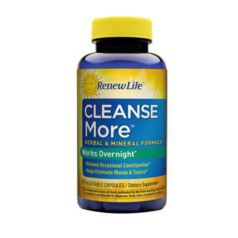 Renew Life, Cleanse More Herbal And Mineral Formula, 100 Veg Caps Renew Life