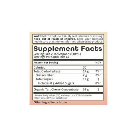 Dynamic Health Laboratories, Tart Cherry Concentrate Certified Organic Plastic, 16oz Dynamic Health Laboratories