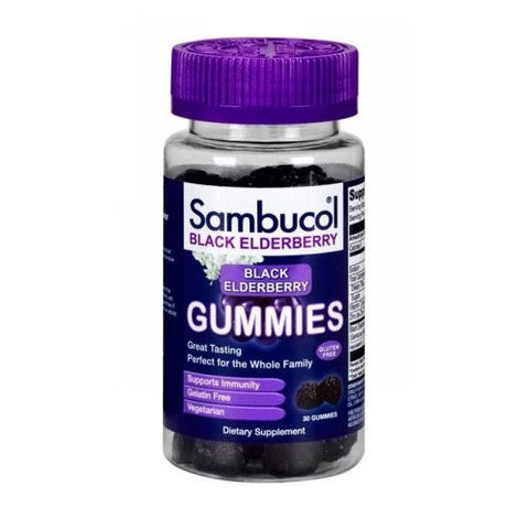 Sambucol, Black Elderberry Gummies, 30 Count Sambucol