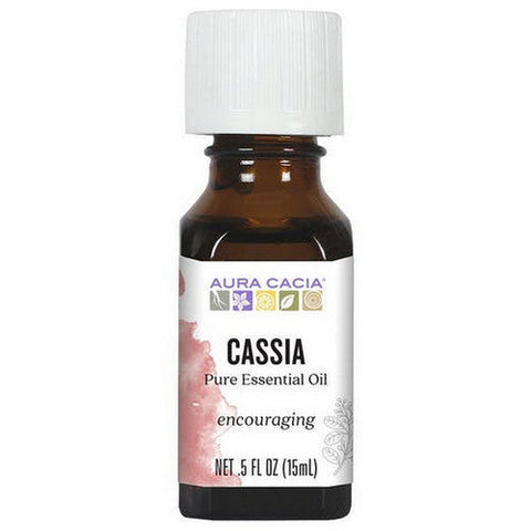 Aura Cacia, Essential Oil Cinnamon Cassia, (cinnamomum cassia) 0.5 Fl Oz Aura Cacia