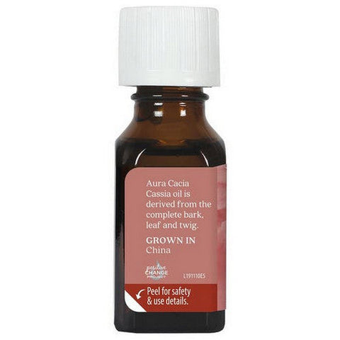 Aura Cacia, Essential Oil Cinnamon Cassia, (cinnamomum cassia) 0.5 Fl Oz Aura Cacia