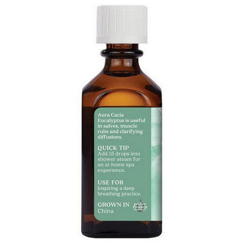 Aura Cacia, 100% Pure Essential Oil Eucalyptus, 2 Oz Aura Cacia