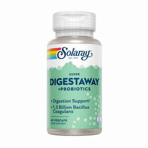 Solaray, Super Digestaway + Probiotics, 60 Veg Caps Solaray