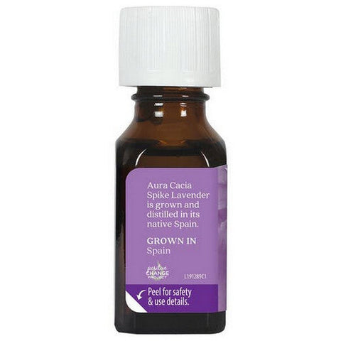 Aura Cacia, Essential Oil Lavender, Spike, (lavandula latifolia) 0.5 Fl Oz Aura Cacia