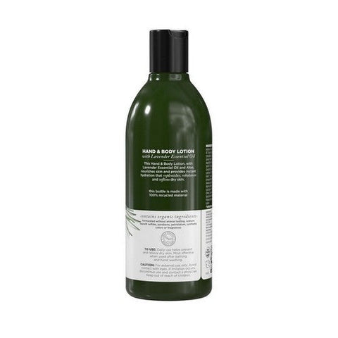 Avalon Organics, Revitalizing Hand And Body Lotion Lavender, 12 Oz