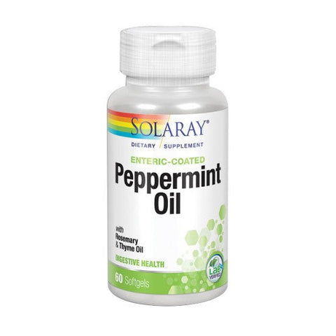 Solaray, Peppermint Oil, 250 mg, 60 Softgels Solaray
