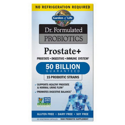 Garden of Life, Dr. Formulated Probiotics Prostate Plus, 60 Caps Garden of Life