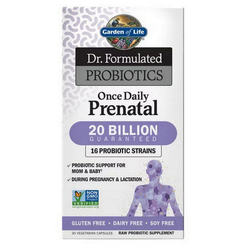 Garden of Life, Dr. Formulated Probiotics Once Daily Prenatal Cooler, 30 Caps Garden of Life