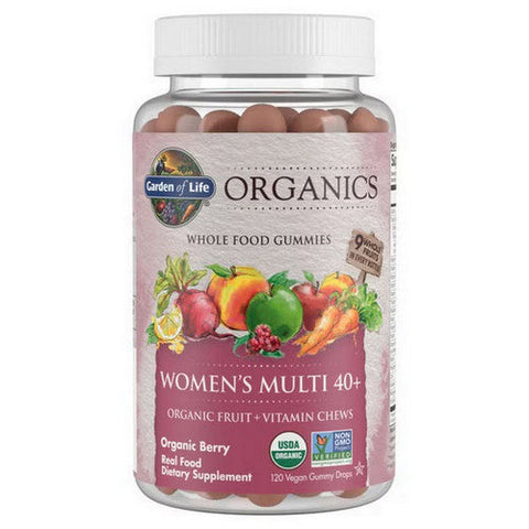 Garden of Life, Organics Women's Multi 40 plus, Organic Berry 120 Chews