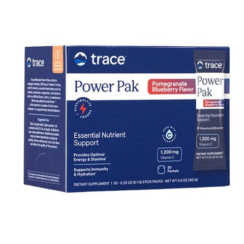 Trace Minerals, Electrolyte Stamina Power Pack, Pomegranate Blueberry 30 Packets Trace Minerals