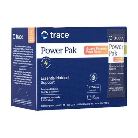 Trace Minerals, Electrolyte Stamina Power Pack, Guava Passion Fruit 30 Packets Trace Minerals