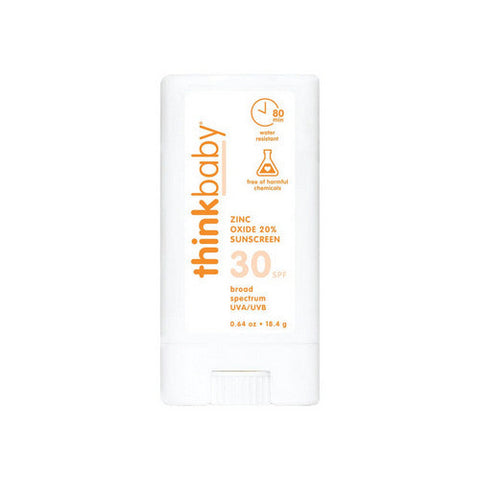 Thinkbaby, Mineral Baby Sunscreen Stick SPF 30, .64 Oz Thinkbaby