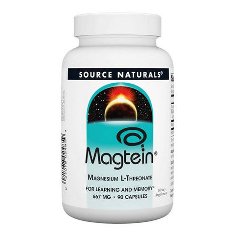 Source Naturals, Magtein Magnesium L-Threonate, 667 Mg, 90  Caps Source Naturals