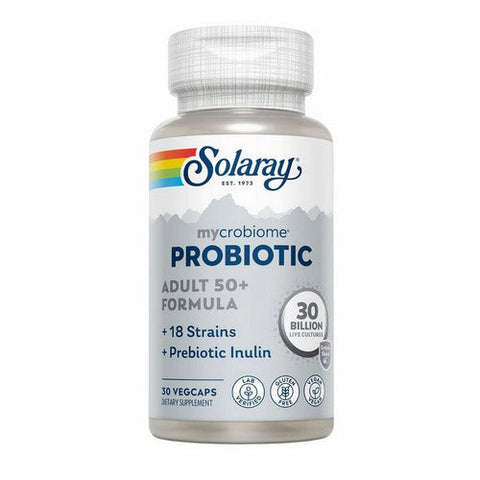 Solaray, Adult 50+ Formula 30 Billion, 30 Veg Caps Solaray