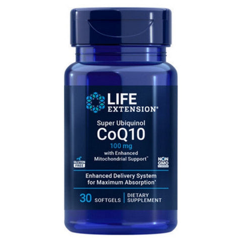 Life Extension, Super Ubiquinol CoQ10, 100 mg, 30 Softgels Life Extension