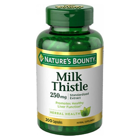 Nature's Bounty, Milk Thistle, 250 mg, 24 X 200 Caps Nature's Bounty