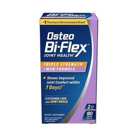Osteo Bi-Flex, Triple Strength w/ MSM, 12 X 80 Tabs