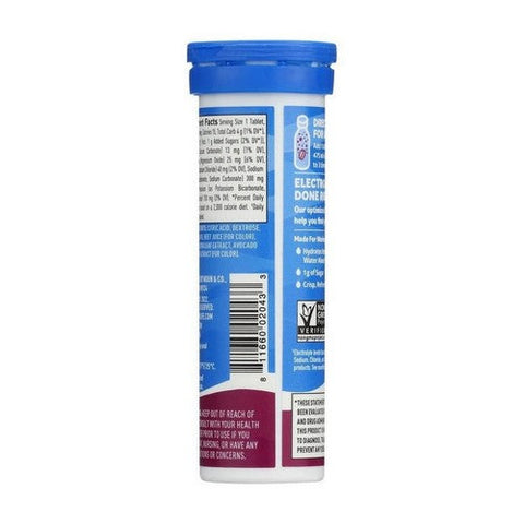 Nuun, Sport Hydration Single Tube Tri-Berry, 10 Tabs (Case Of 8) Nuun