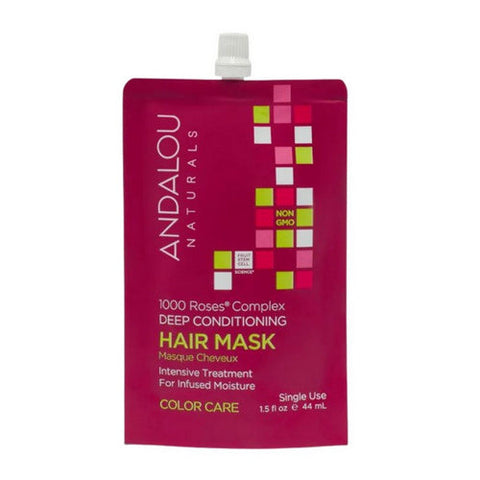 Andalou Naturals, 1000 Roses Complex Color Care Hair Mask, 1.5 Oz Andalou Naturals