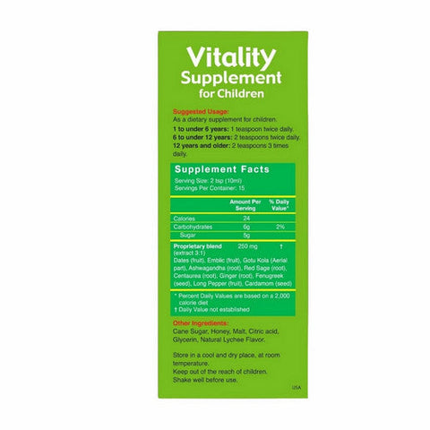 Herbion Naturals, Vitality Supplement For Children With Natural Honey, 5 Oz Herbion Naturals