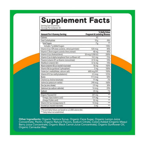 SmartyPants, Organic Prenatal Multi And Omegas Gummies, 120 Count SmartyPants