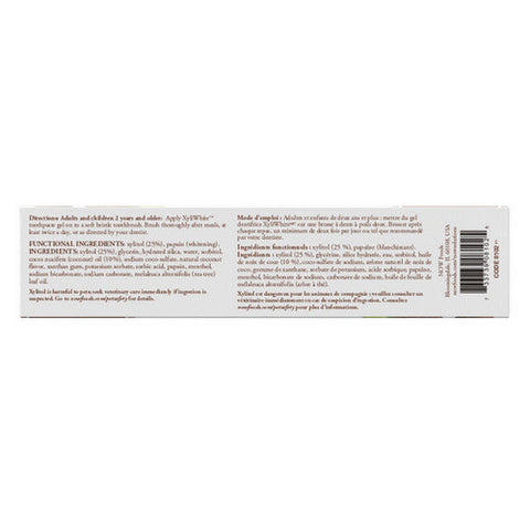 Now Foods, XyliWhite Coconut Oil Toothpaste Gel, 1 Oz