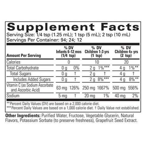 Child Life Essentials, Liquid Vitamin C Orange Flavor, 4 Oz Child Life Essentials