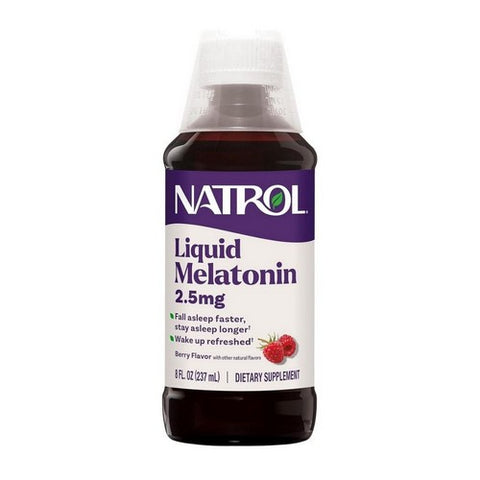 Natrol, Liquid Melatonin Berry, 2.5 Mg, 8 Oz Natrol