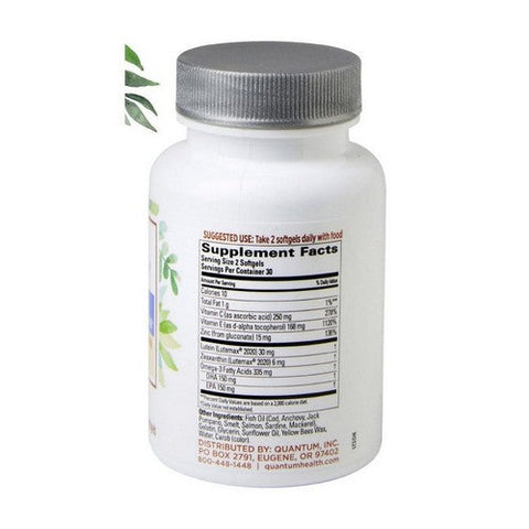 Quantum Health, Macula 30 Plus Eye Health, 60 Softgels Quantum Health