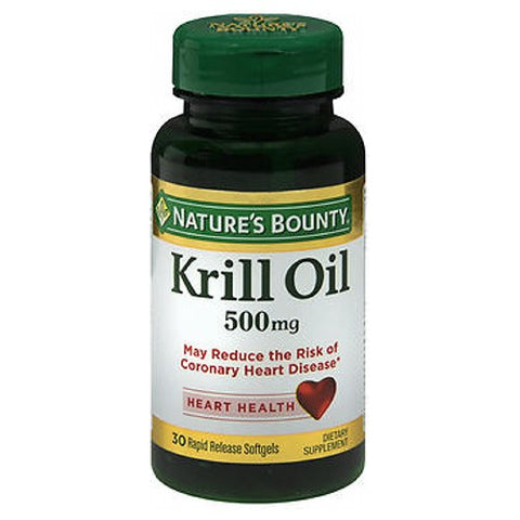 Nature's Bounty, Nature's Bounty Red Krill Oil, 500 mg, 24 X 30 Softgels Nature's Bounty