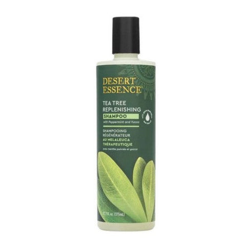 Desert Essence, Tea Tree Replenishing Shampoo, 12.9  Oz