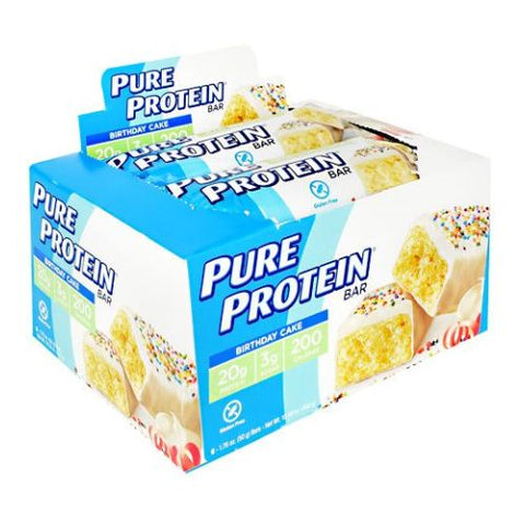 Pure Protein, Pure Protein Bar, Birthday Cake 6 Bars Pure Protein