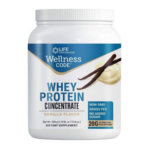 Life Extension, Whey Protein Concentrate, Vanilla 500 Grams Life Extension