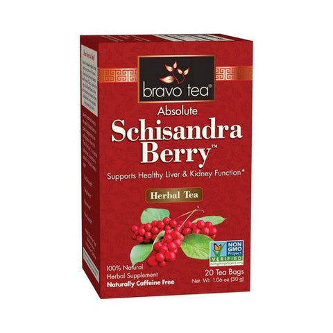 Bravo Tea, Absolute Schisandra Berry Herbal Tea, 20 bags