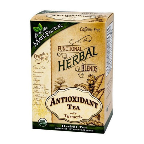 The Mate Factor, Antioxidant Tea with Turmeric, 20 Bags The Mate Factor