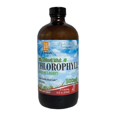 L. A .Naturals, Chlorophyll with Spearmint, 100 mg, 16 Oz L. A .Naturals