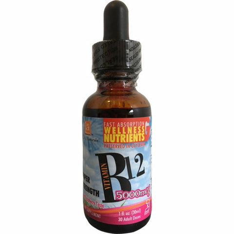 L. A .Naturals, Vitamin B12 Cyano, 1000 mcg, 1 Oz L. A .Naturals