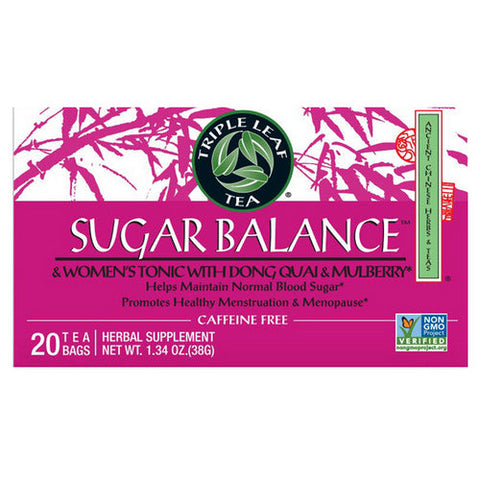 Triple Leaf Tea, Sugar Balance Women's Tonic Tea, 20 Bags Triple Leaf Tea