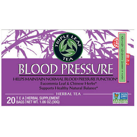 Triple Leaf Tea, Blood Pressure Tea, 20 Bags