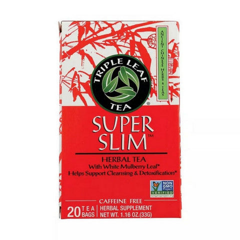 Triple Leaf Tea, Super Slim Herbal Tea Caffeine-Free, 20 Bags Triple Leaf Tea