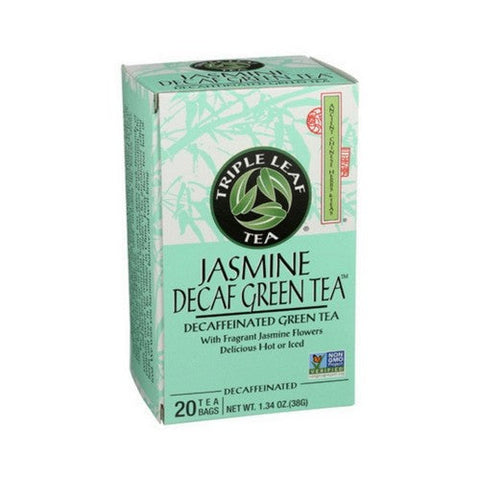 Triple Leaf Tea, Jasmine Decaf Green Tea, 20 Bags