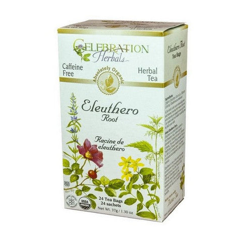 Celebration Herbals, Organic Ginseng Eleuthero Root Tea, 24 Bags Celebration Herbals