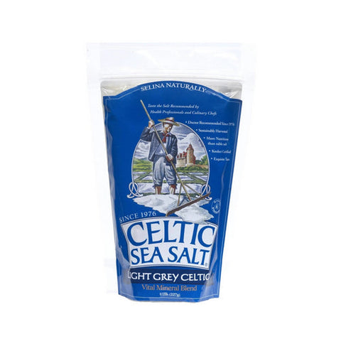 Celtic Sea Salt, Light Grey Coarse Salt, 8 Oz Celtic Sea Salt