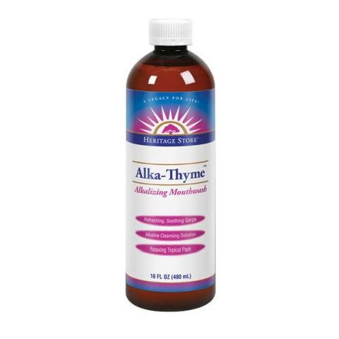 Heritage Store, Alka-Thyme Mouthwash, 16 Fl Oz
